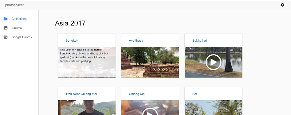 photocollect collection page